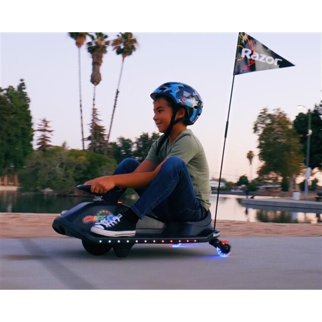 Razor Elektrische Drift Kart Crazy Cart Shift Lightshow Li-ion