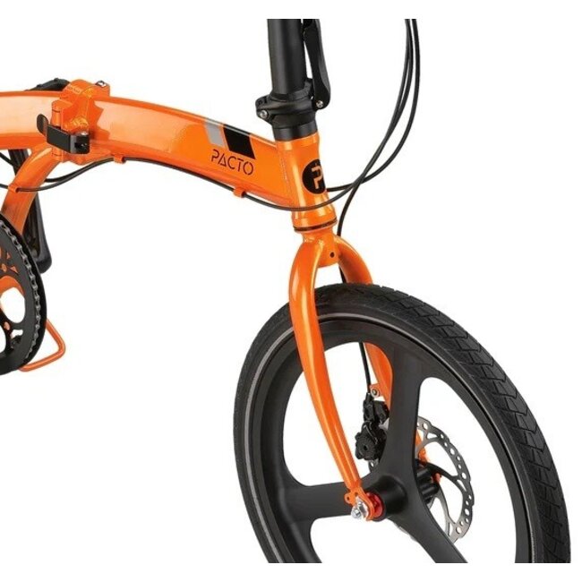 Pacto Vouwfiets 20 Inch Two 6 Versnellingen Oranje