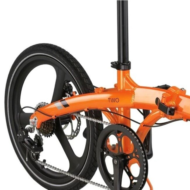 Pacto Vouwfiets 20 Inch Two 6 Versnellingen Oranje