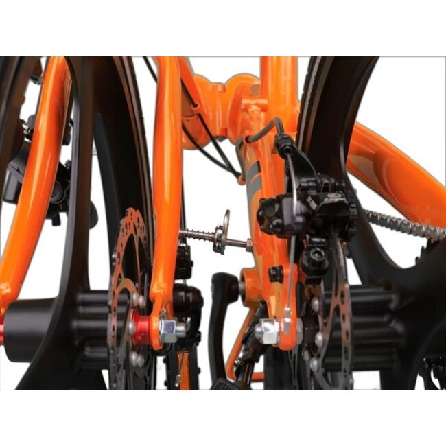 Pacto Vouwfiets 20 Inch Two 6 Versnellingen Oranje