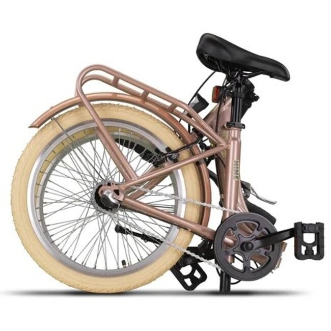 Pacto Vouwfiets 20 Inch Nine 3 Versnellingen Nexus Lavendel Roze