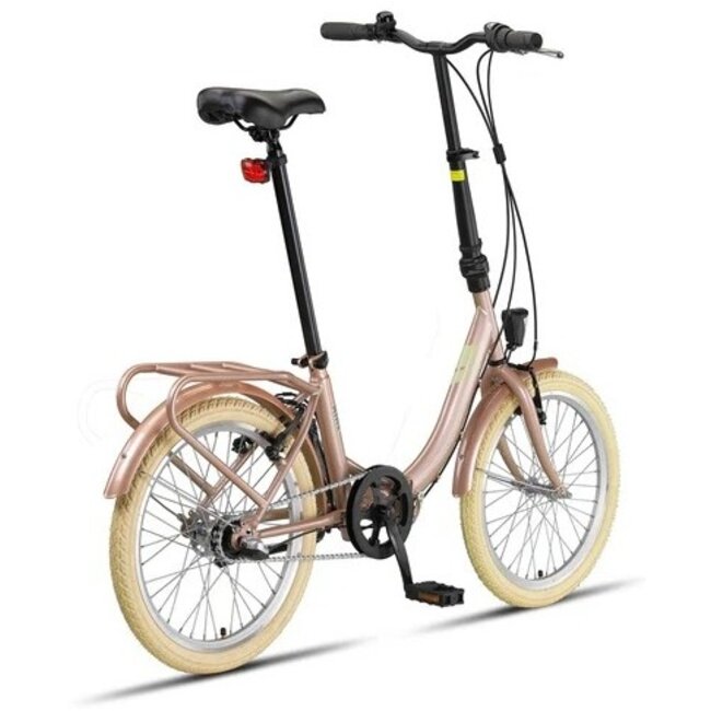 Vouwfiets 20 Inch Pacto Nine 3V Nexus Lavendel Roze