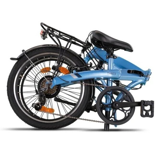 Vouwfiets 20 Inch Pacto Three 6V Blauw