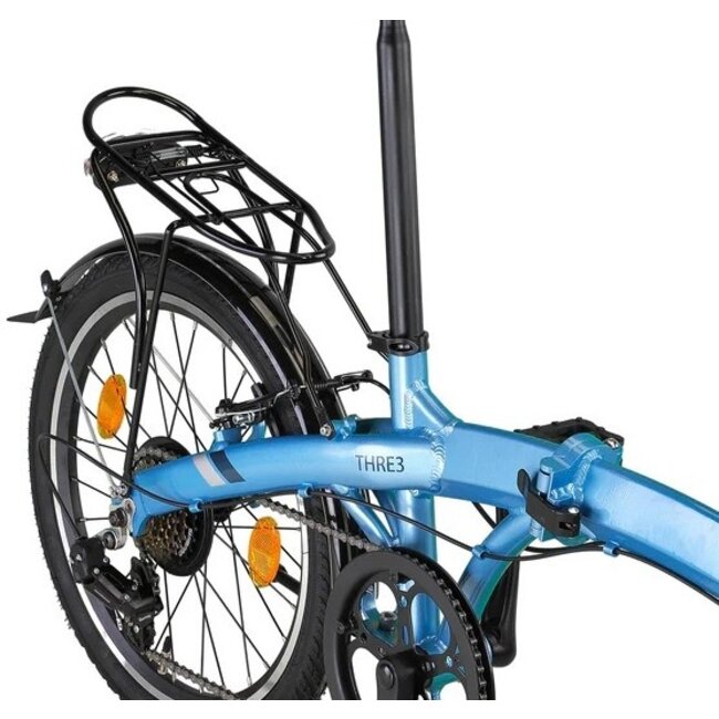 Vouwfiets 20 Inch Pacto Three 6V Blauw