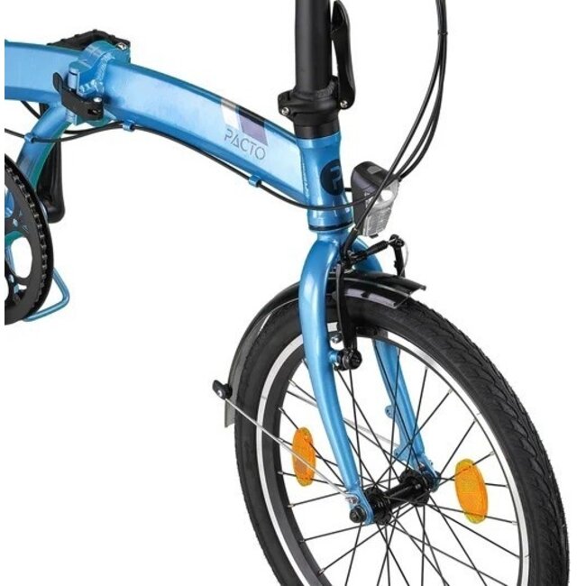 Pacto Vouwfiets 20 Inch Three 6 Versnellingen Blauw