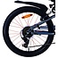 Jongensfiets 20 Inch Volare Rocky 7V Blauw Grijs 42013