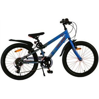 Volare Kinderfietsen Jongensfiets 20 Inch Volare Rocky 7V Blauw Grijs 42013
