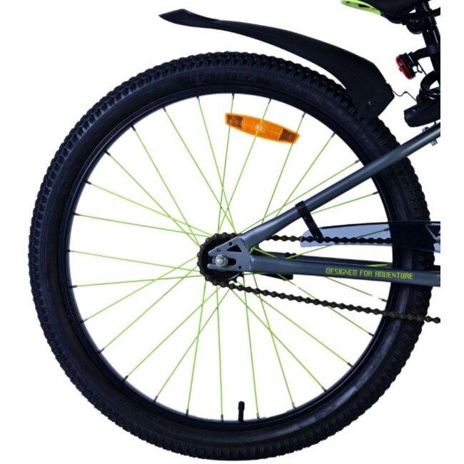 Volare Jongensfiets 24 Inch Rocky Grijs Groen 42410