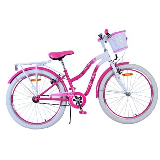 Volare Kinderfietsen Meisjesfiets 24 Inch Volare Lovely Roze 24121