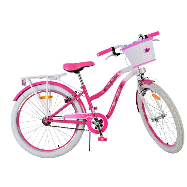 Meisjesfiets 24 Inch Volare Lovely Roze 24121