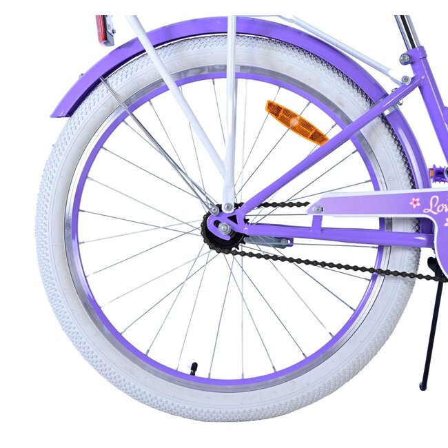 Meisjesfiets 24 Inch Volare Lovely Paars 24123