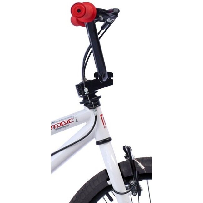 Crossfiets BMX 20 Inch Freestyle Magic Rock Wit