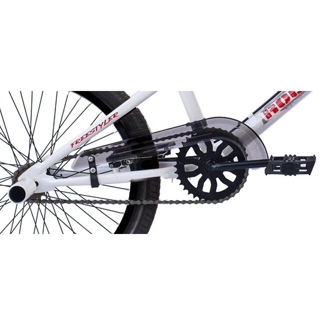 Crossfiets BMX 20 Inch Freestyle Magic Rock Wit