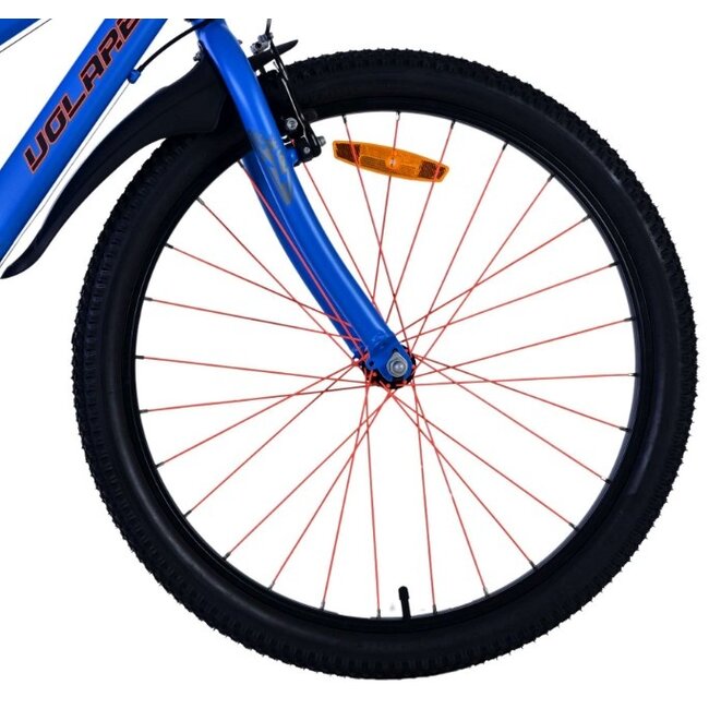 Jongensfiets 24 Inch Volare Rocky 7V Blauw Grijs 42413