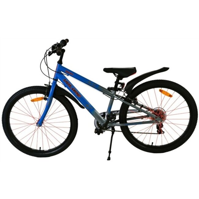 Jongensfiets 24 Inch Volare Rocky 7V Blauw Grijs 42413
