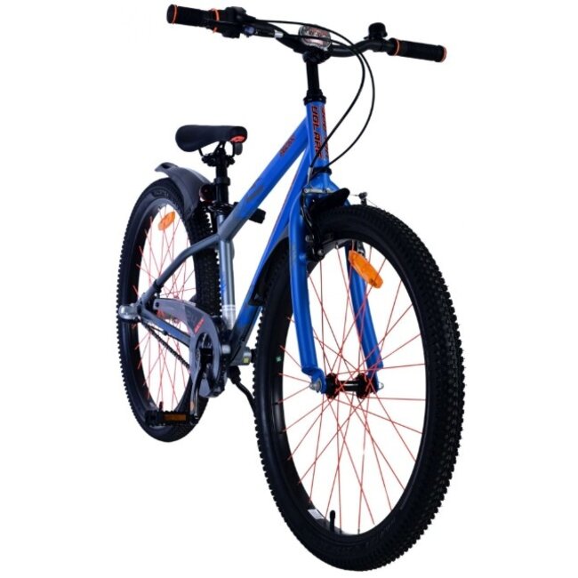 Volare Jongensfiets 24 Inch Rocky Grijs Blauw 3V 42415