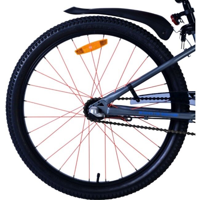 Volare Jongensfiets 24 Inch Rocky Grijs Blauw 3V 42415