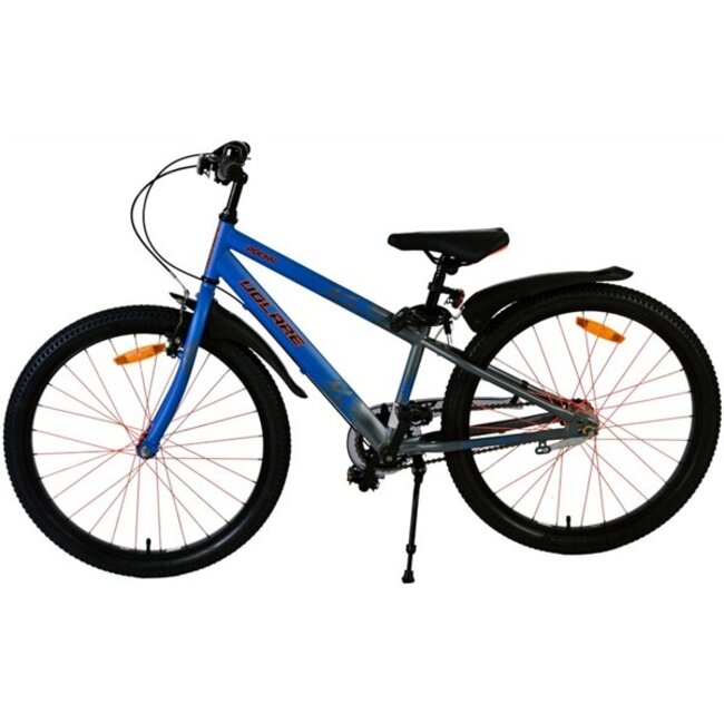 Jongensfiets 24 Inch Volare Rocky 3V Blauw Grijs 42415