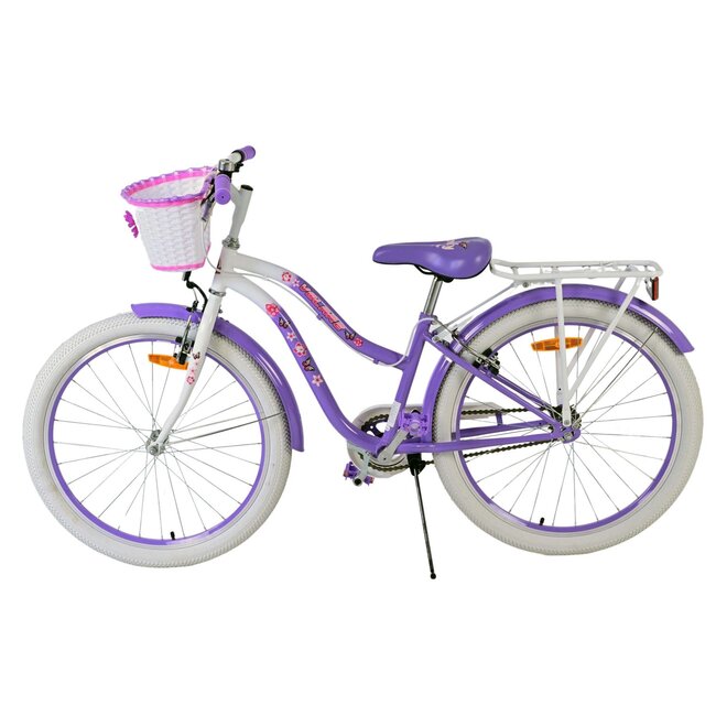 Volare Meisjesfiets 24 Inch Lovely Paars 24124 - 2 Handremmen