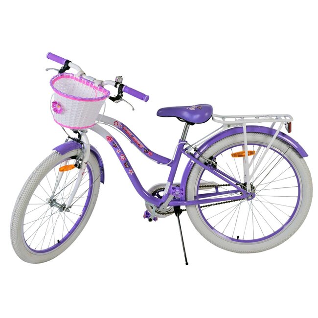 Volare Meisjesfiets 24 Inch Lovely Paars 24124 - 2 Handremmen