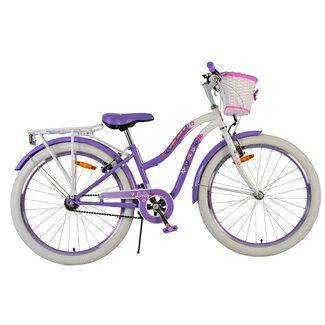 Volare Volare Meisjesfiets 24 Inch Lovely Paars 24124 - 2 Handremmen