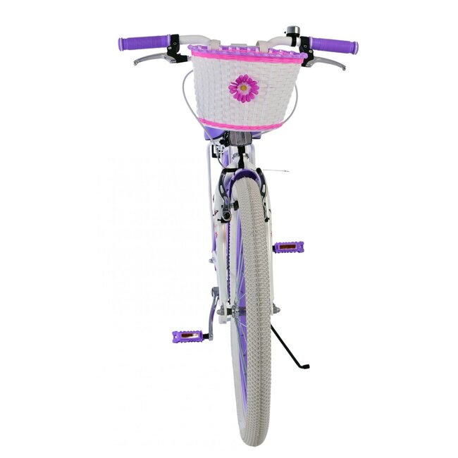 Volare Meisjesfiets 24 Inch Lovely Paars 24124 - 2 Handremmen