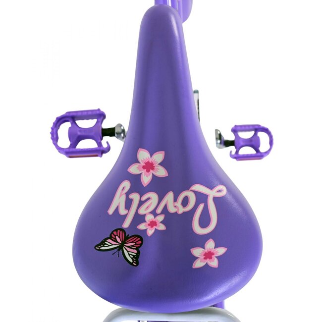 Volare Meisjesfiets 26 Inch Lovely Paars 26123 - Terugtraprem