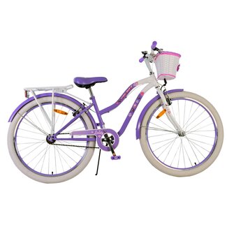 Volare Volare Meisjesfiets 26 Inch Lovely Paars 26124 - 2 Handremmen