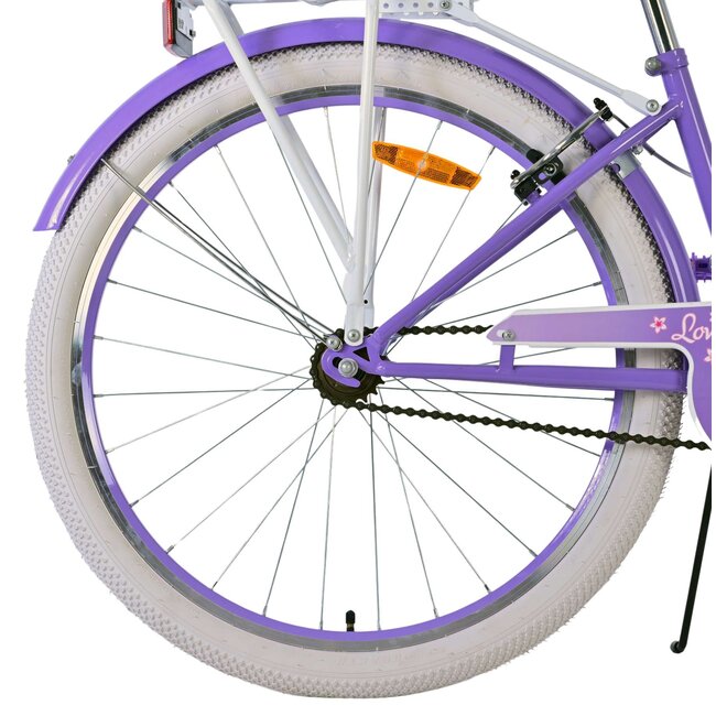 Volare Meisjesfiets 26 Inch Lovely Paars 26124 - 2 Handremmen