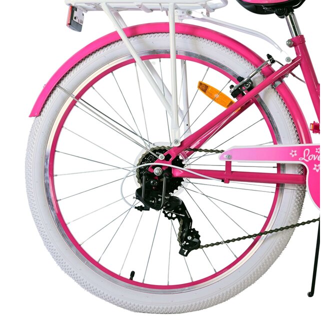 Meisjesfiets 26 Inch Volare Lovely 7V Roze 26122
