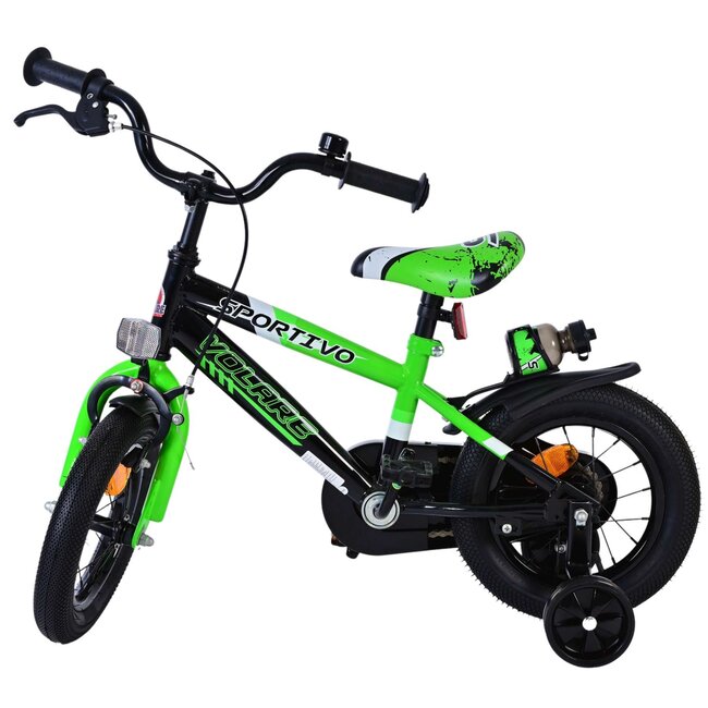 Volare Jongensfiets 12 Inch Sportivo Groen 31278