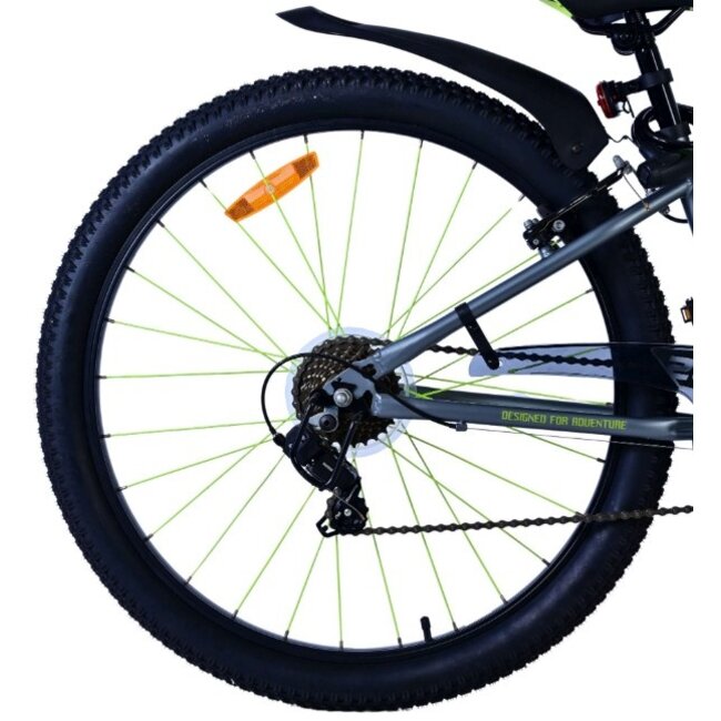 Volare Jongensfiets 26 Inch Rocky 7V Grijs Groen 42621