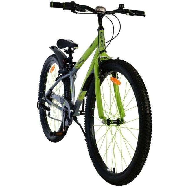Jongensfiets 26 Inch Volare Rocky 7V Groen Grijs 42621