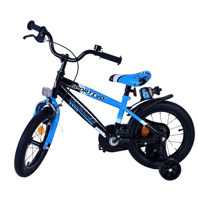Volare Jongensfiets 14 Inch Sportivo Blauw 31476