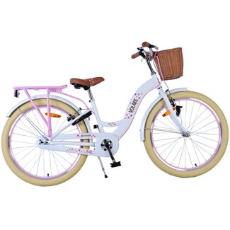 Volare Volare Meisjesfiets 24 Inch Blossom Wit 52447 - 2 Handremmen Volare Volare Meisjesfiets 24 Inch Blossom Wit 52447 - 2 Handremmen