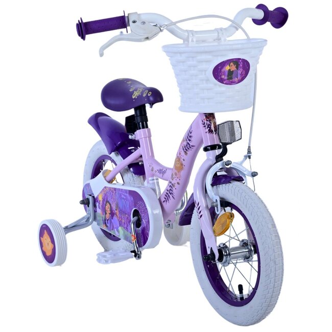 Disney Wish Meisjesfiets 12 Inch Paars 31252