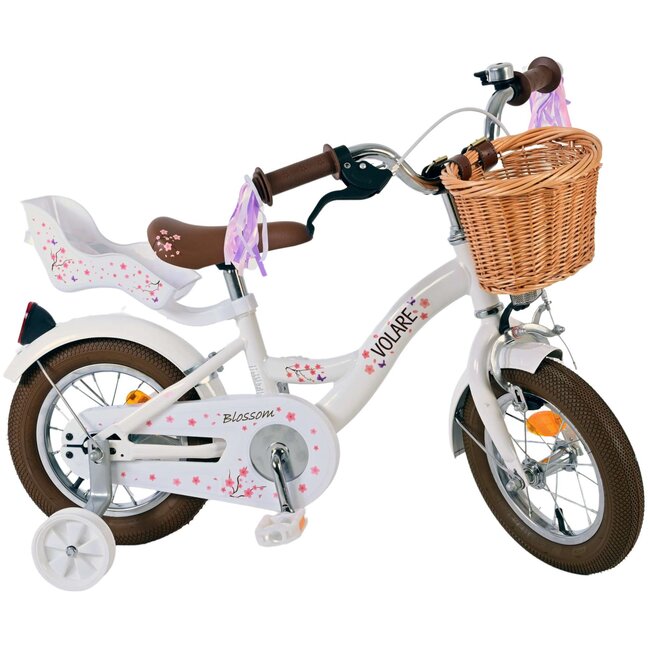 Volare Meisjesfiets 12 Inch Blossom Wit 31244 - 2e Kans