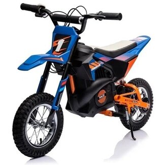 Elektrische Kindermotor 24 Volt Blauw Oranje