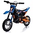 Elektrische Kindermotor Crossmotor 24 Volt Blauw Oranje