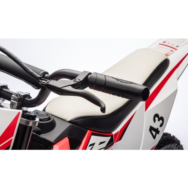 Elektrische Kindermotor Crossmotor 36 Volt Zwart Rood