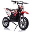 Elektrische Kindermotor Crossmotor 36 Volt Zwart Rood
