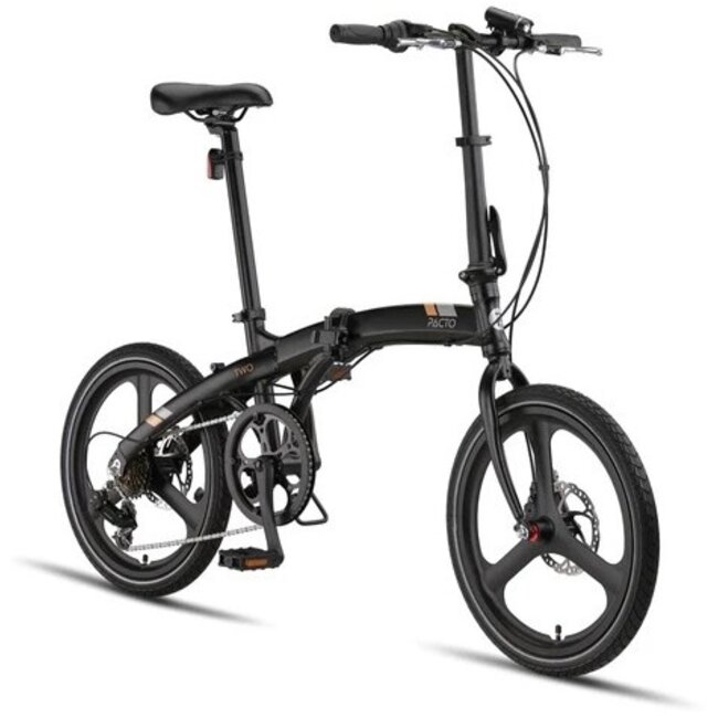 Pacto Vouwfiets 20 Inch Two 6V Zwart - Showroom Model