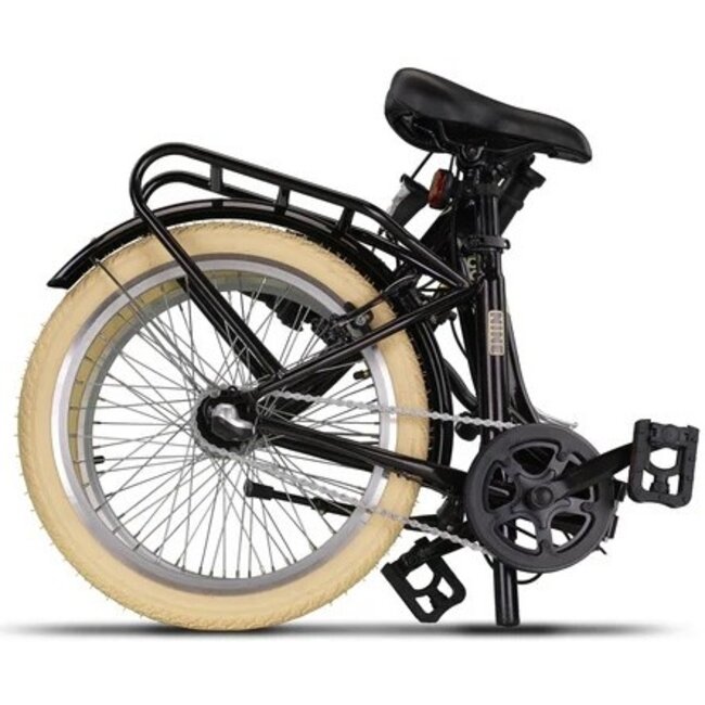 Pacto Vouwfiets 20 Inch Nine 3V Nexus Zwart - Showroom Model