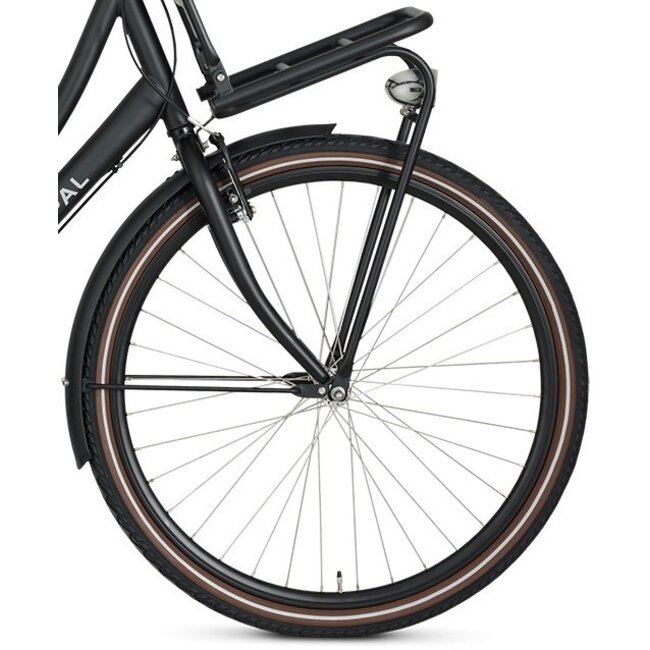 Transportfiets 28 Inch Popal Daily Dutch Basic+ 3V Zwart - Showroom Model