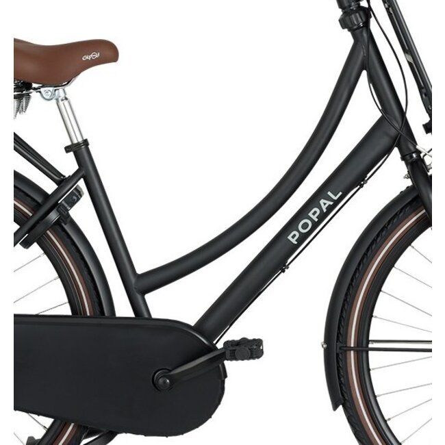 Transportfiets 28 Inch Popal Daily Dutch Basic+ 3V Zwart - Showroom Model