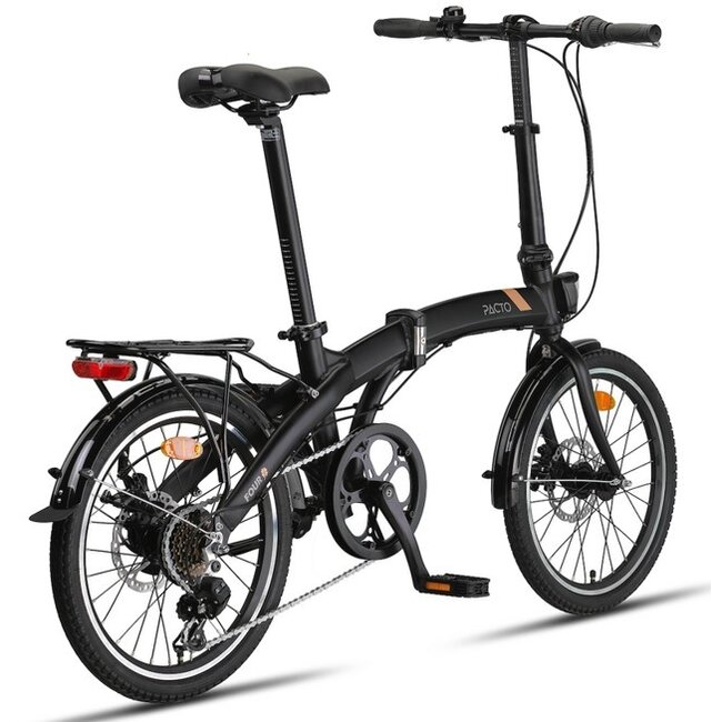 Pacto Vouwfiets 20 Inch Four S 6 Versnellingen Zwart