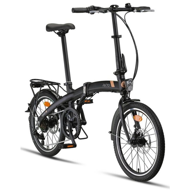 Pacto Vouwfiets 20 Inch Four S 6 Versnellingen Zwart