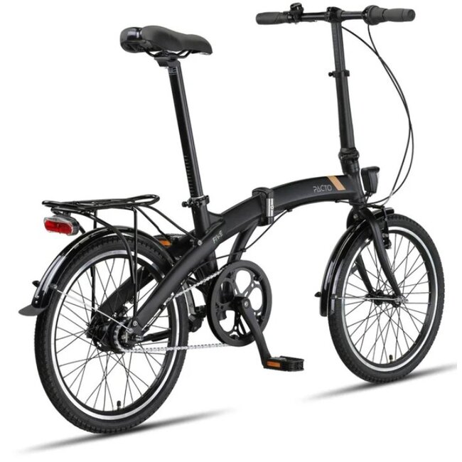 Vouwfiets 20 Inch Pacto Five 7V Nexus Zwart