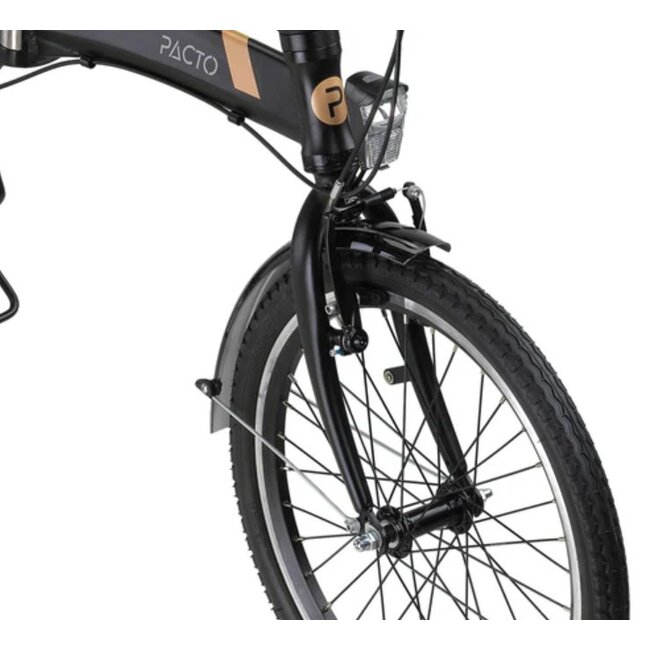 Vouwfiets 20 Inch Pacto Five 7V Nexus Zwart