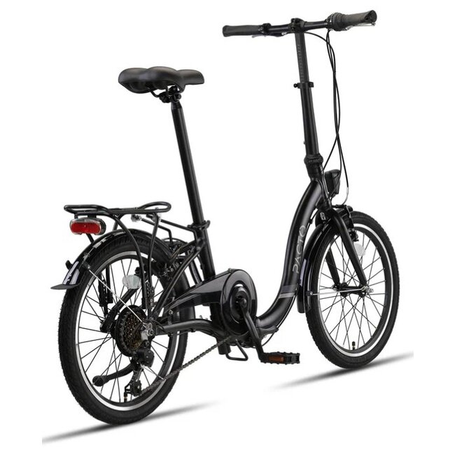 Pacto Vouwfiets 20 Inch Six 6 Versnellingen Zwart